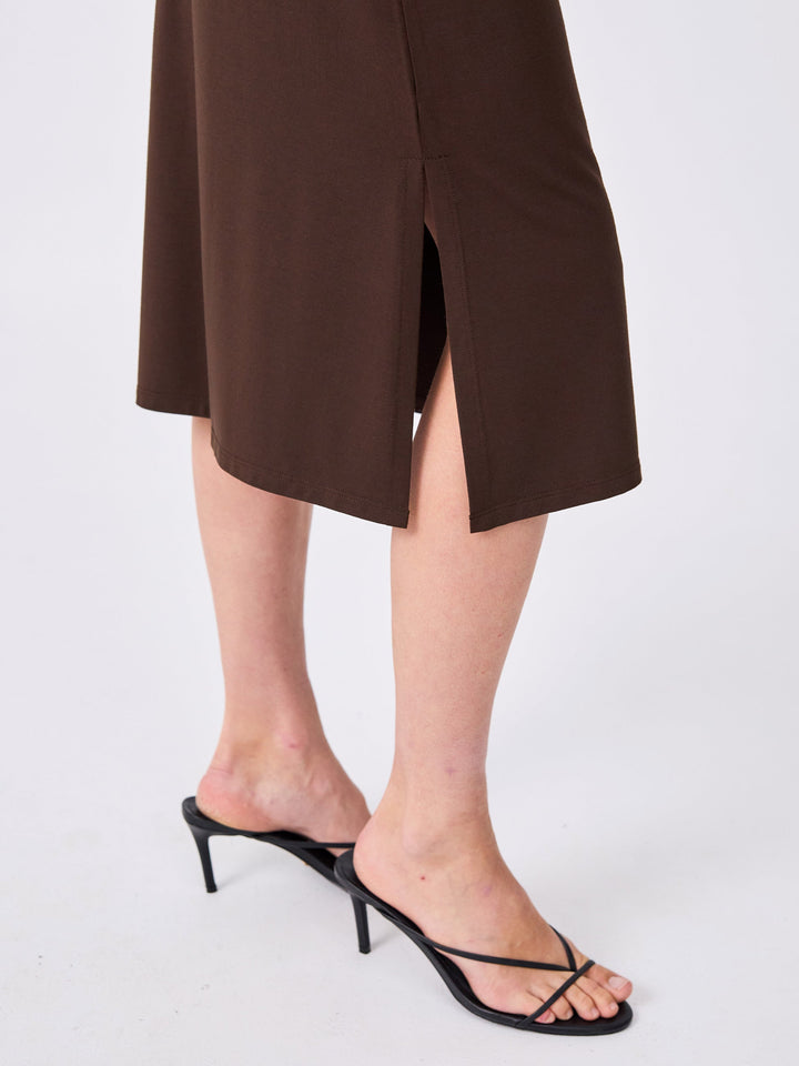 Athena Dress - Coffee Bean