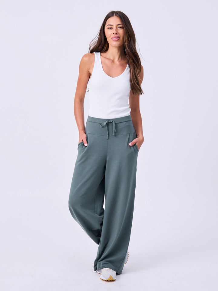 French Terry Yin Sweat Pant - Sage