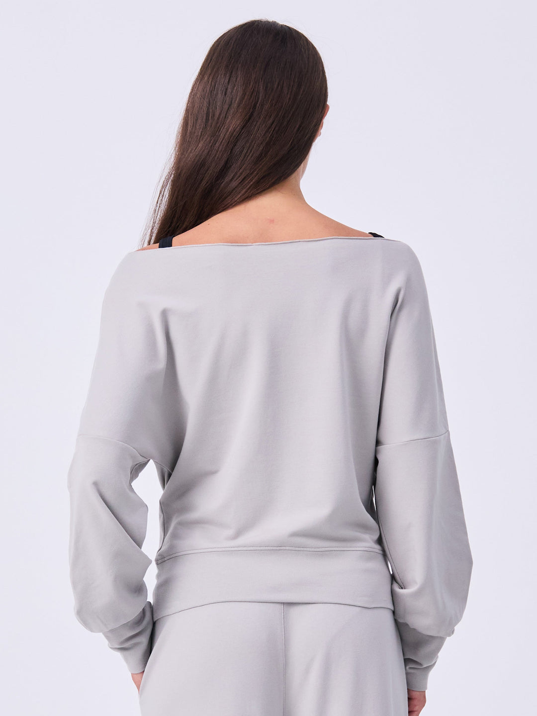 French Terry Off Shoulder Sweatshirt  - Paloma