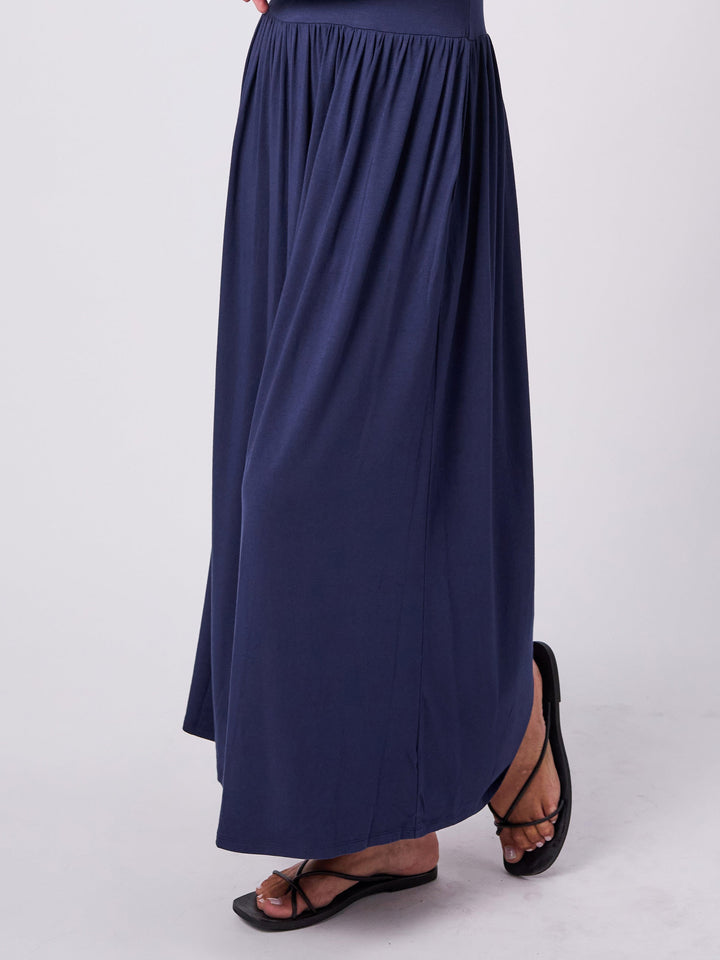 Long Essential Maxi Dress - Navy