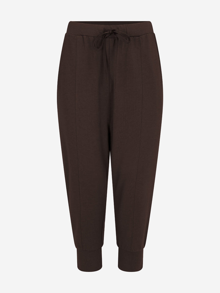 Breeze French Terry Cropped Jogger - Coffee Bean