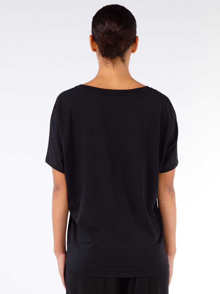 Celine V Neck Top - Black