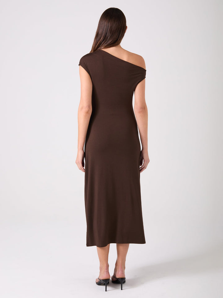 Alana Dress - Coffee Bean