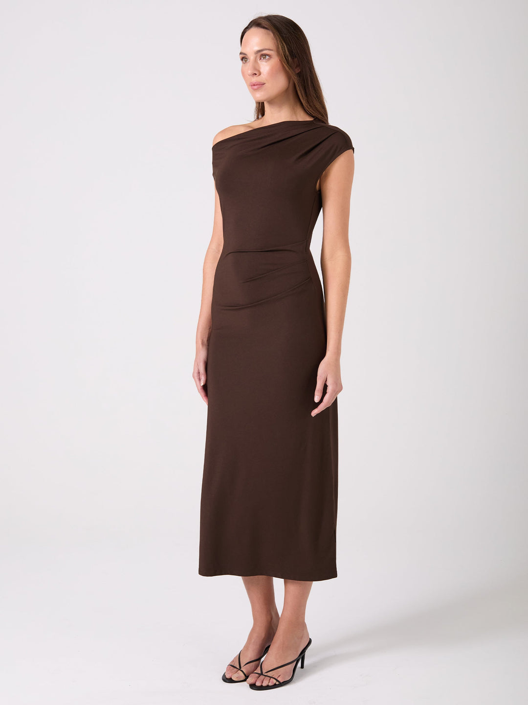 Alana Dress - Coffee Bean
