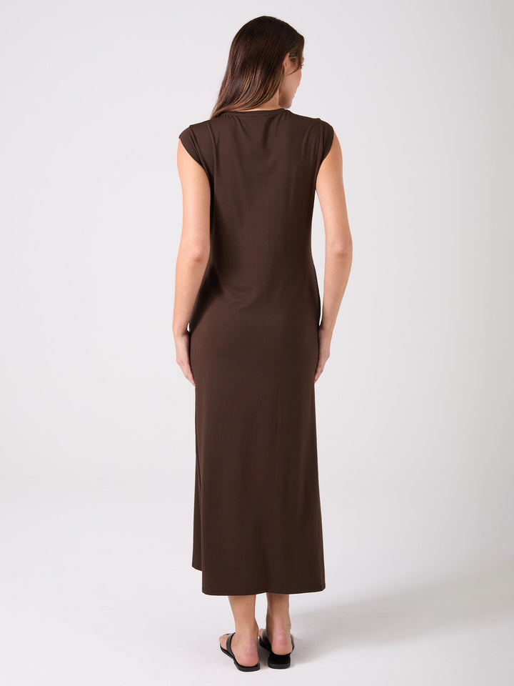 Roxy Maxi  Dress - Coffee Bean
