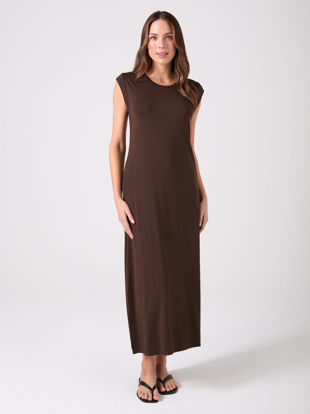 Roxy Maxi  Dress - Coffee Bean