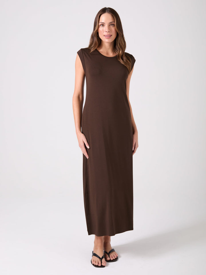 Roxy Maxi  Dress - Coffee Bean