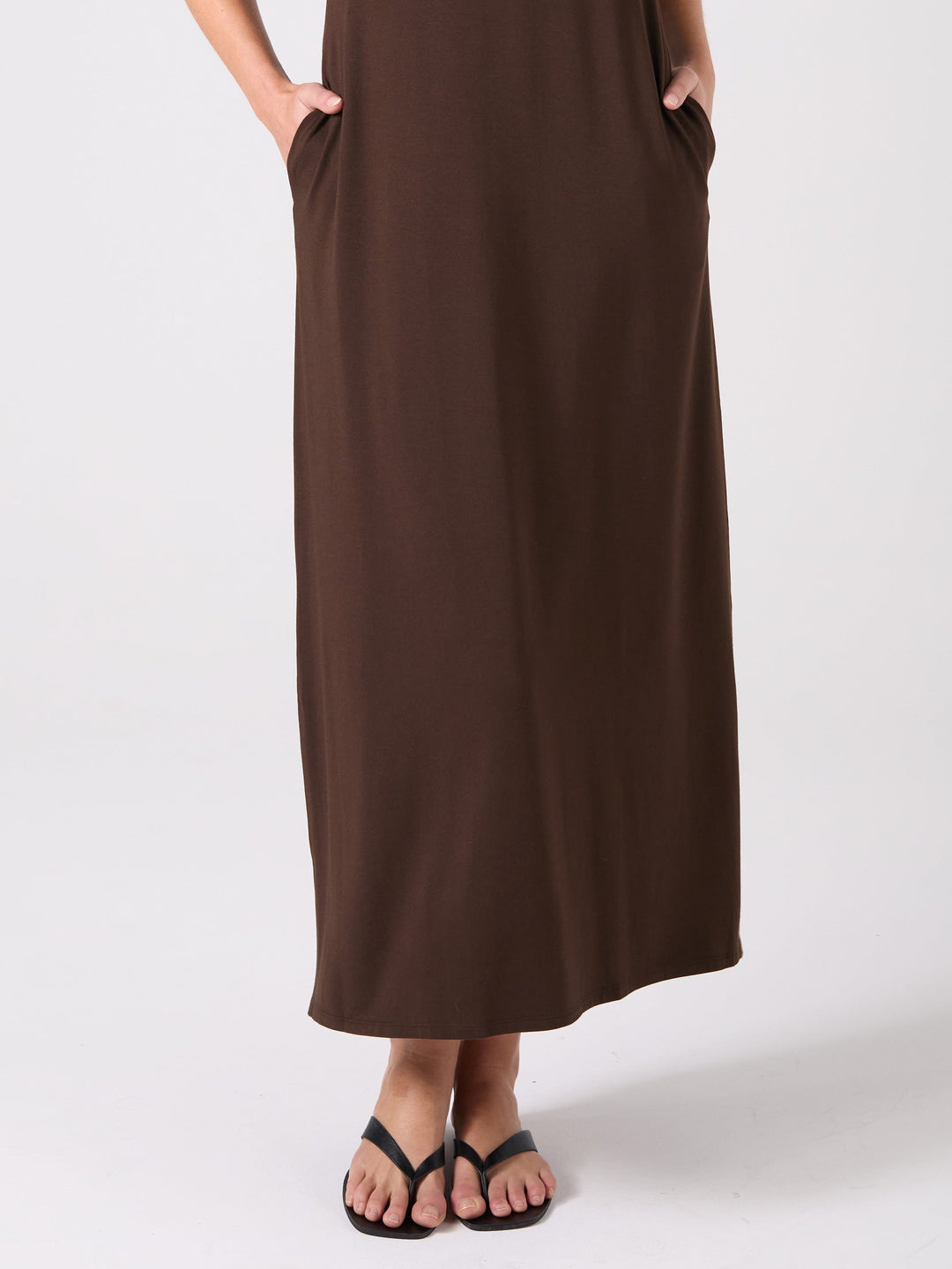 Roxy Maxi  Dress - Coffee Bean