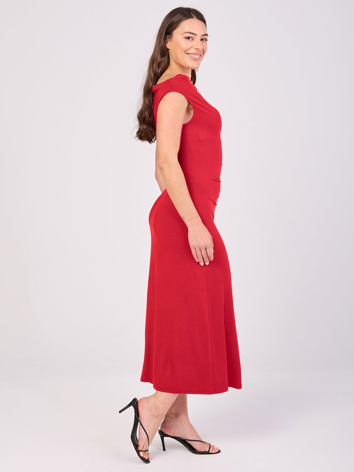 Alana Dress - Cherry