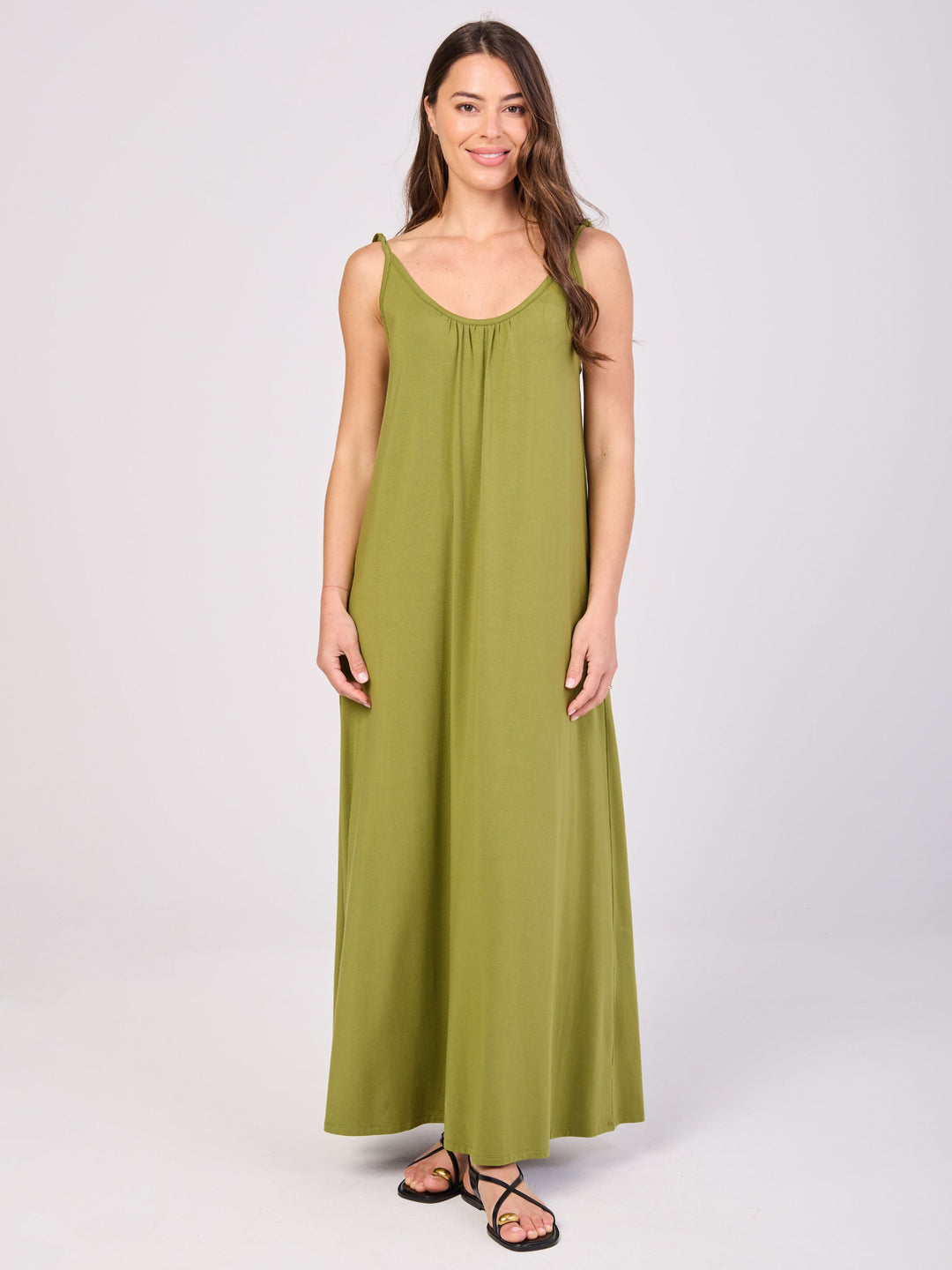 Sophia  Dress - Olive