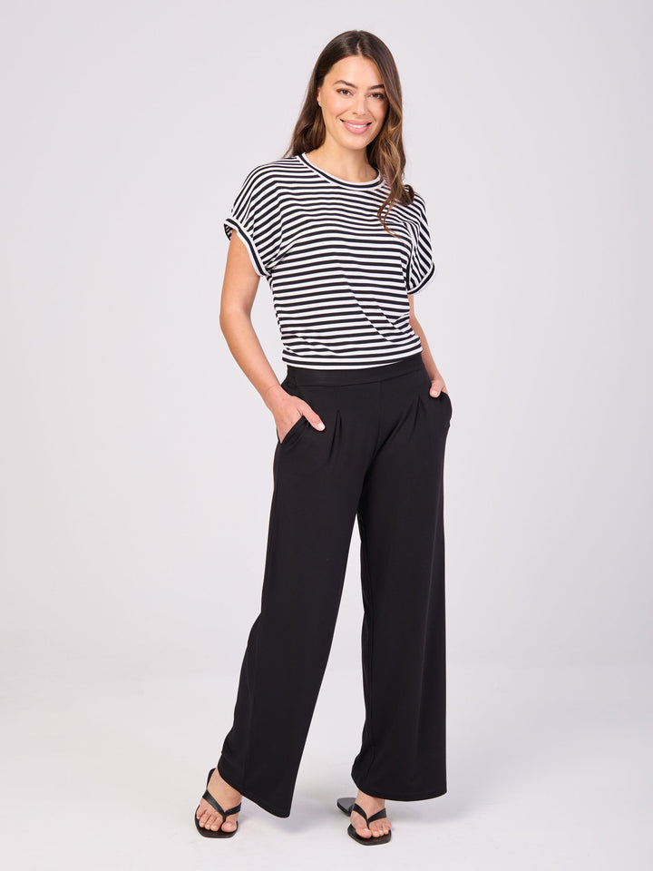 Jessica Oversized Tee- Black