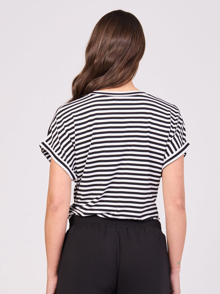 Jessica Oversized Tee- Black