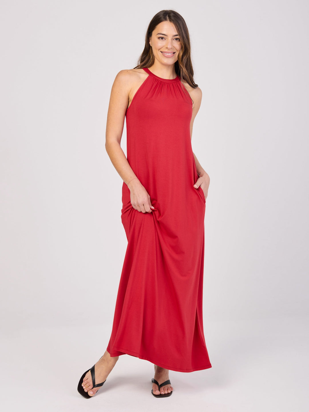 Isabelle Dress - Cherry