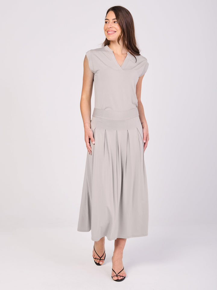 Nero Placket Tee- Paloma