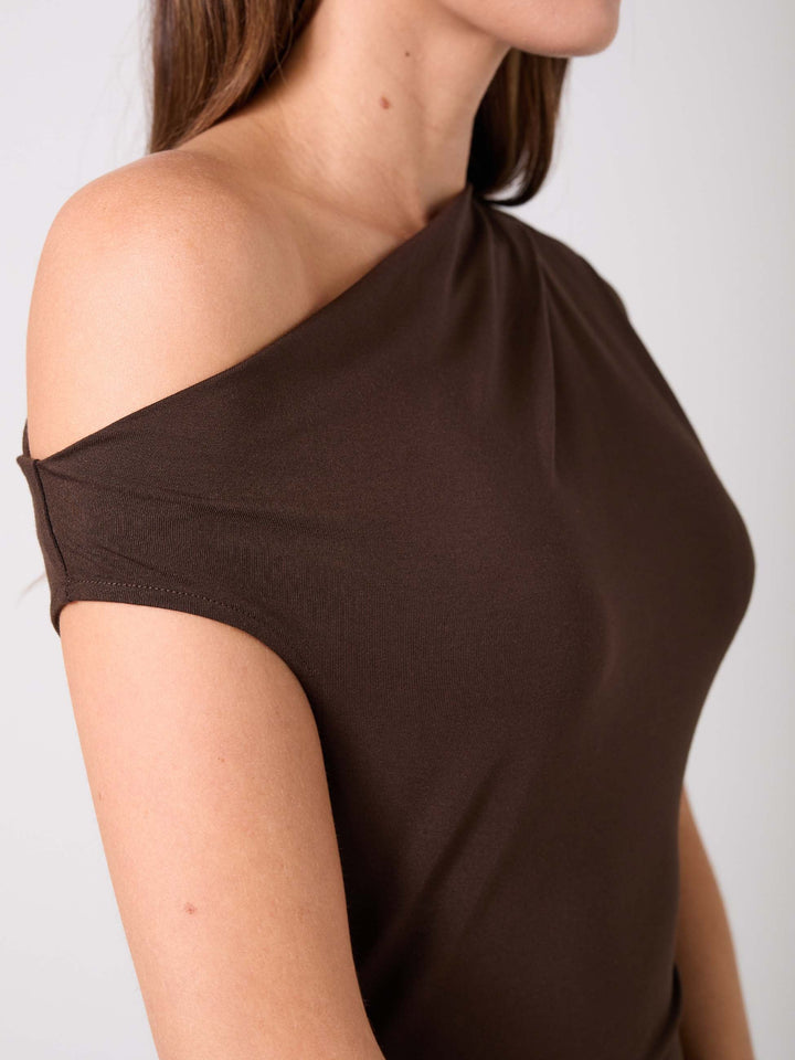 Alana Dress - Coffee Bean