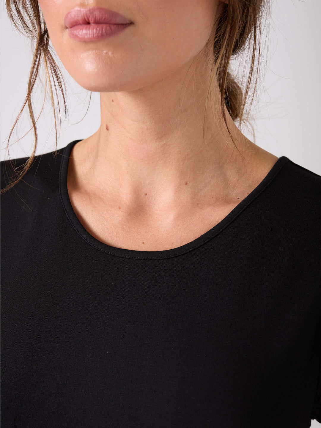 Broderie Anglaise Top - Black