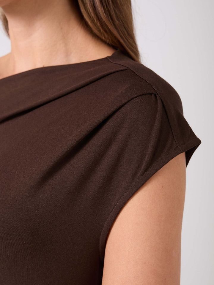 Alana Dress - Coffee Bean