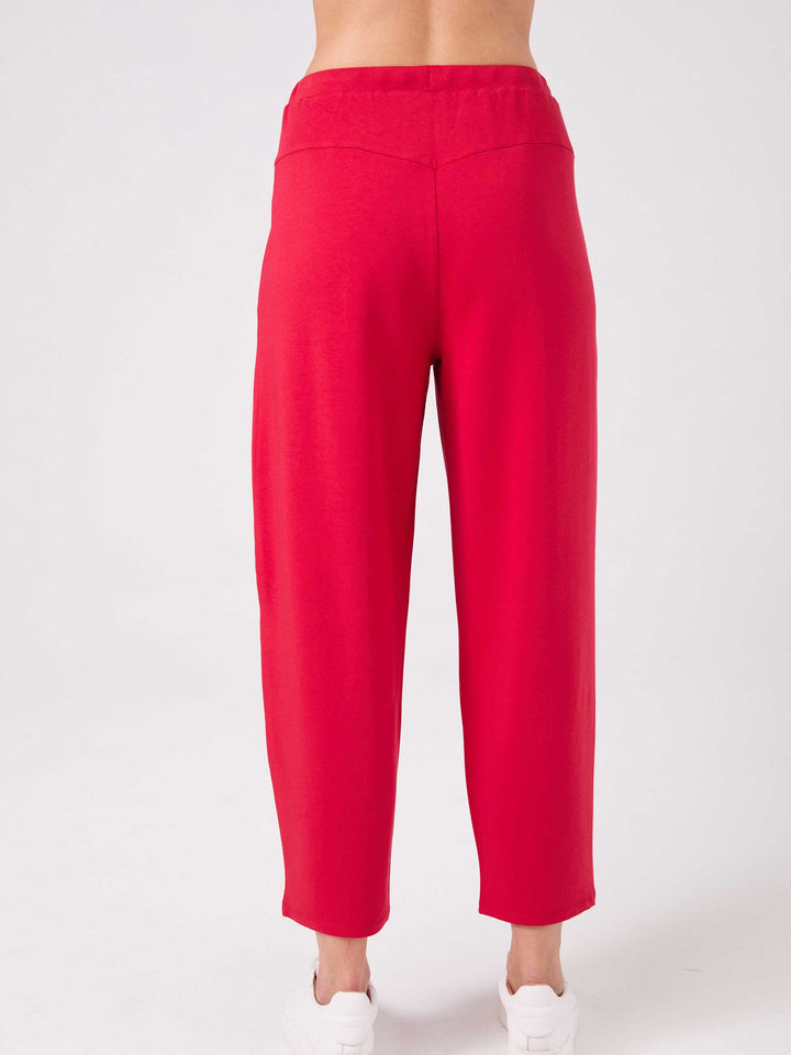 Kyoto Ankle Length French Terry Jogger - Cherry