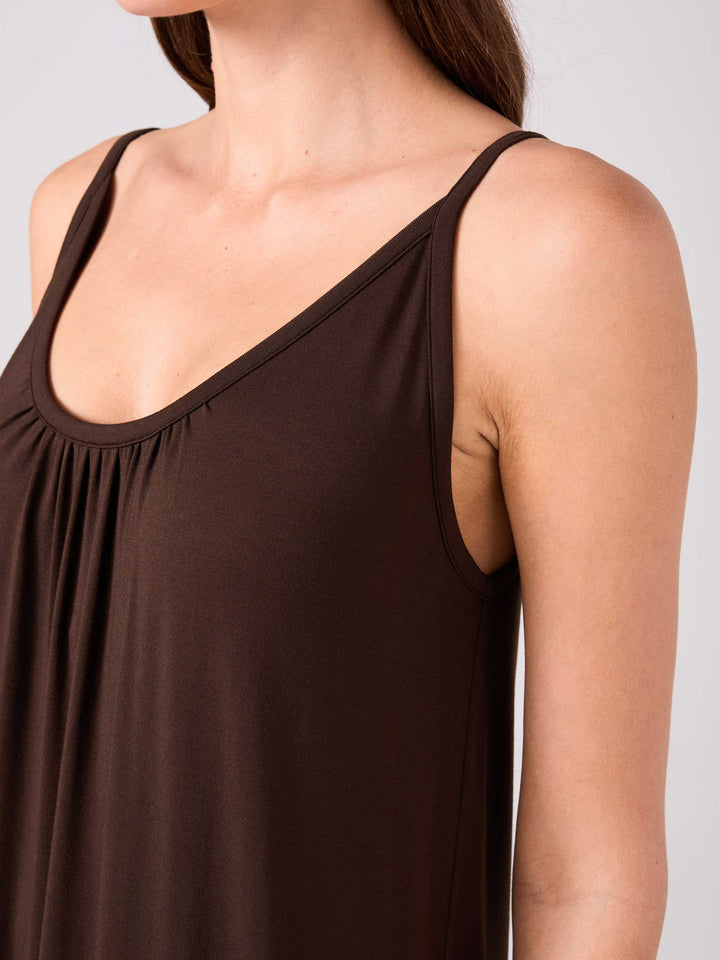 Sophia  Dress - Coffee Bean