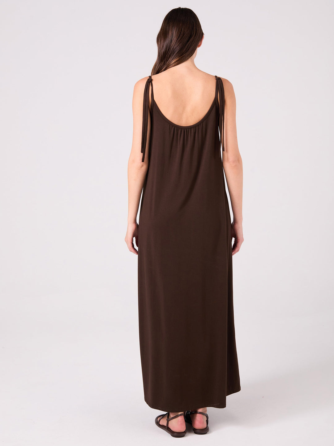 Sophia  Dress - Coffee Bean