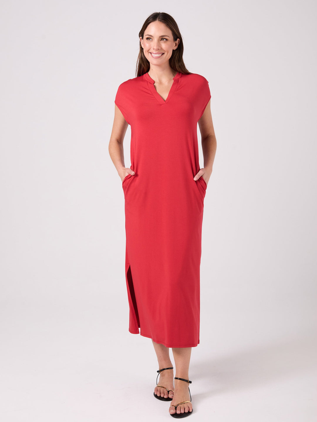 Alba Dress - Cherry