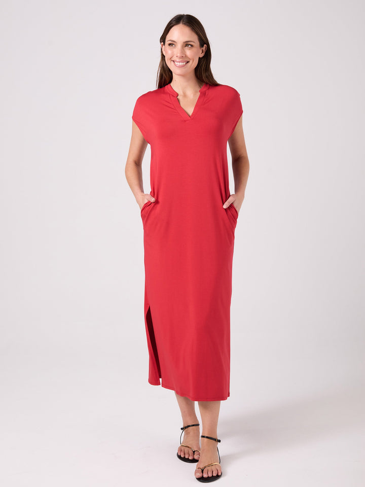 Alba Dress - Cherry
