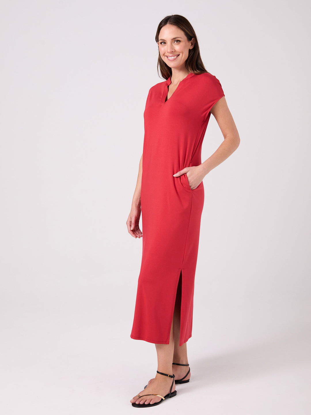 Alba Dress - Cherry