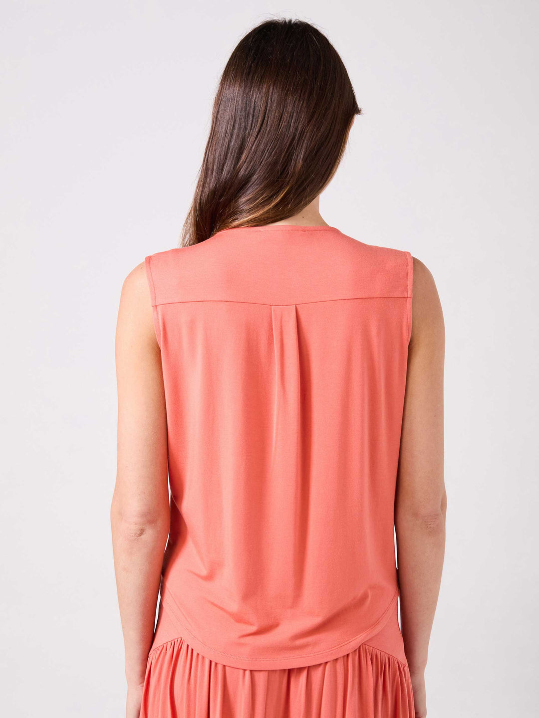 Athena Drape Top - Burnt Sienna