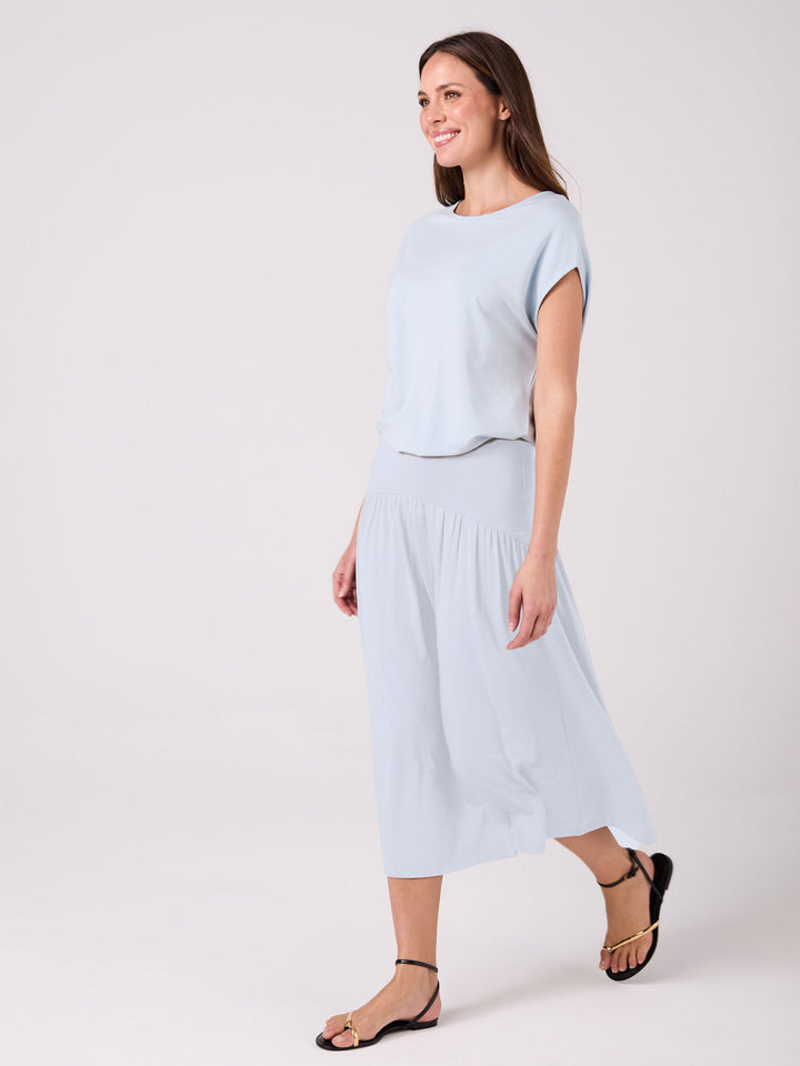 Modal Luxe Layer Tee - Cashmere Blue