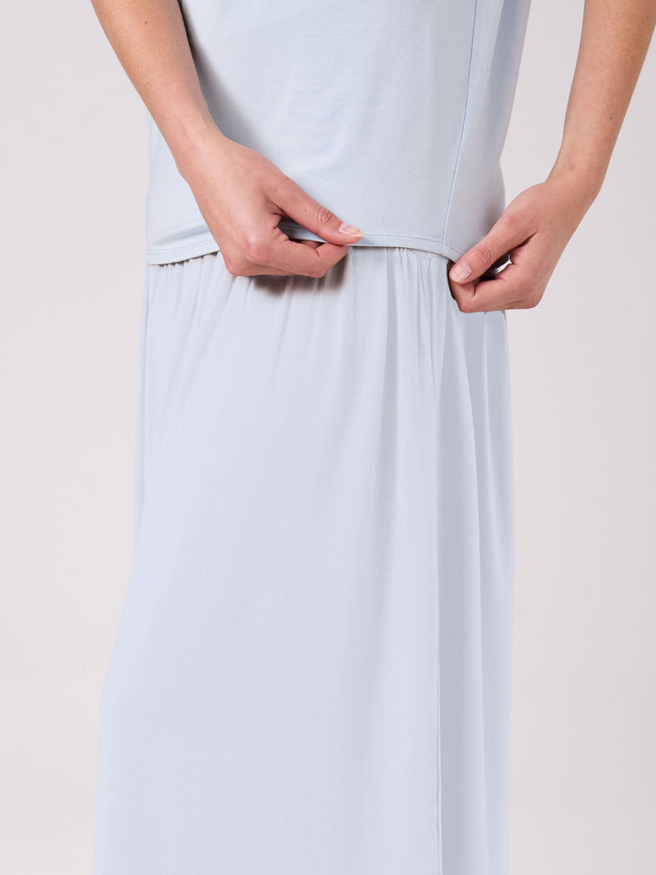 Modal Luxe Layer Tee - Cashmere Blue