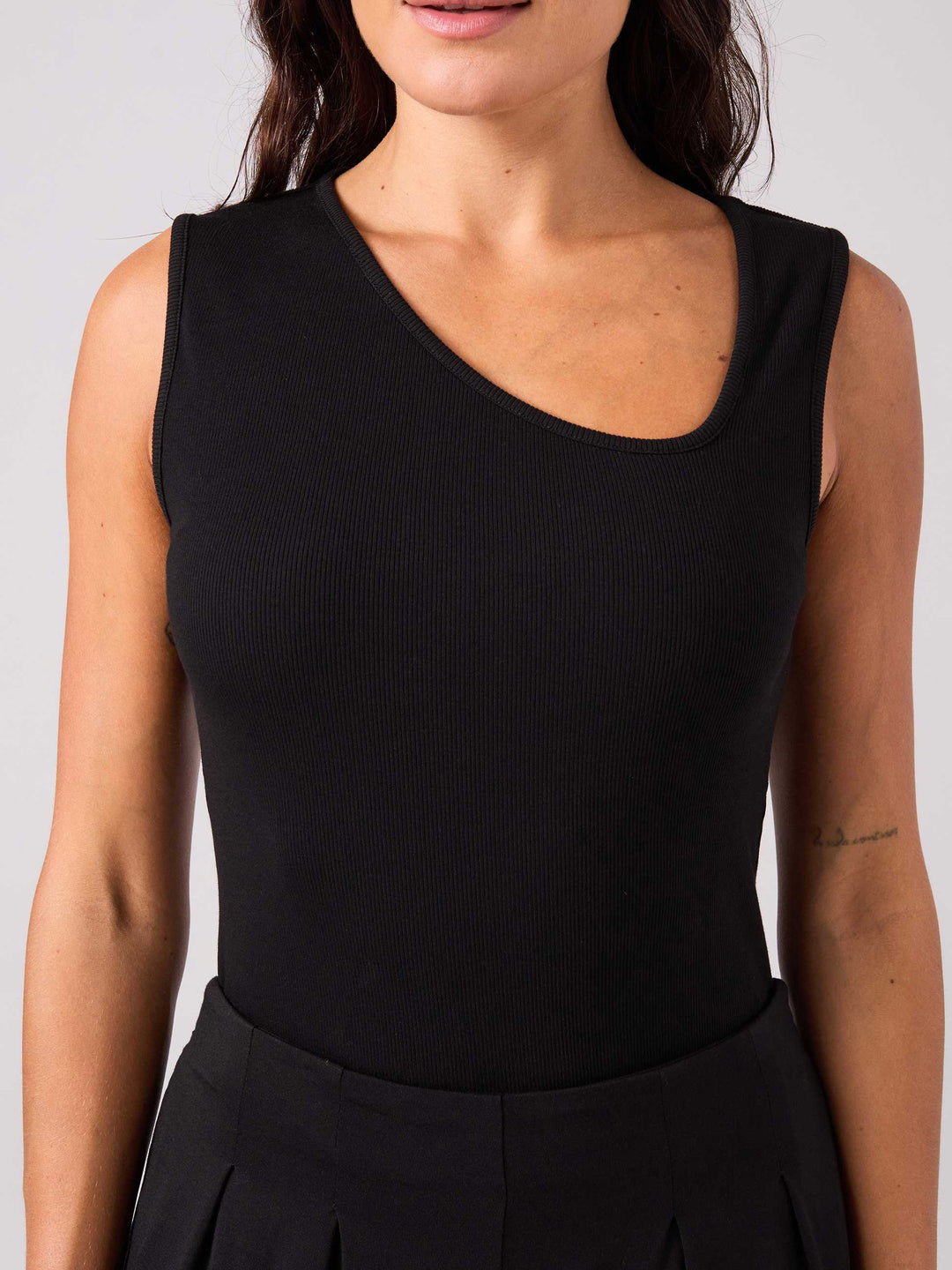 Riva Rib Tank - Black