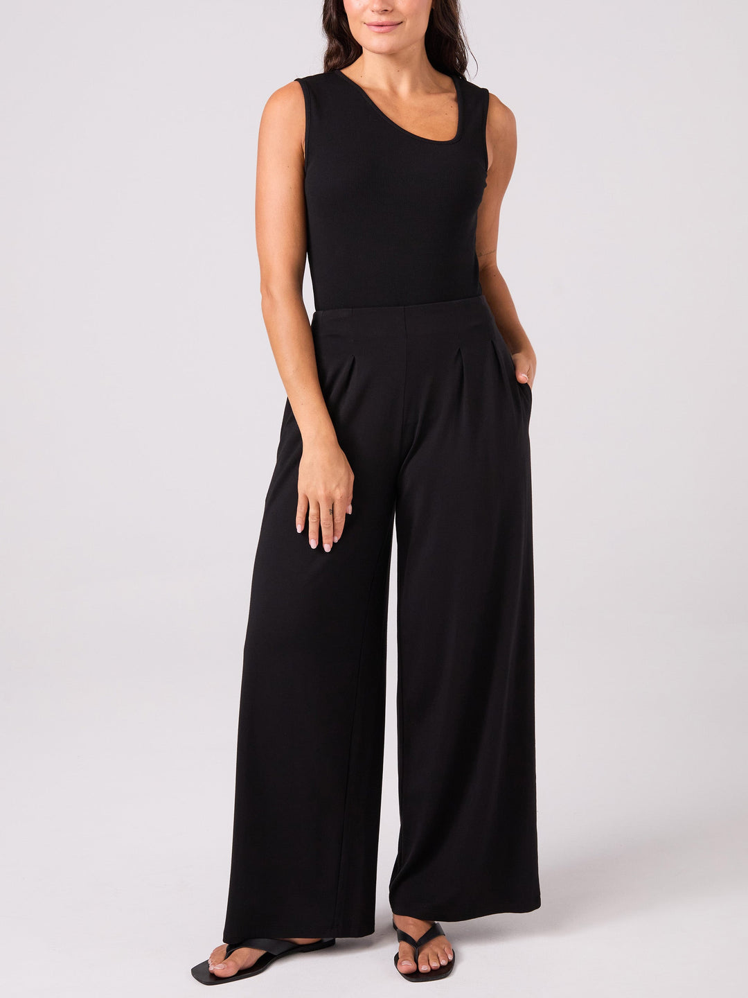 Riva Rib Tank - Black