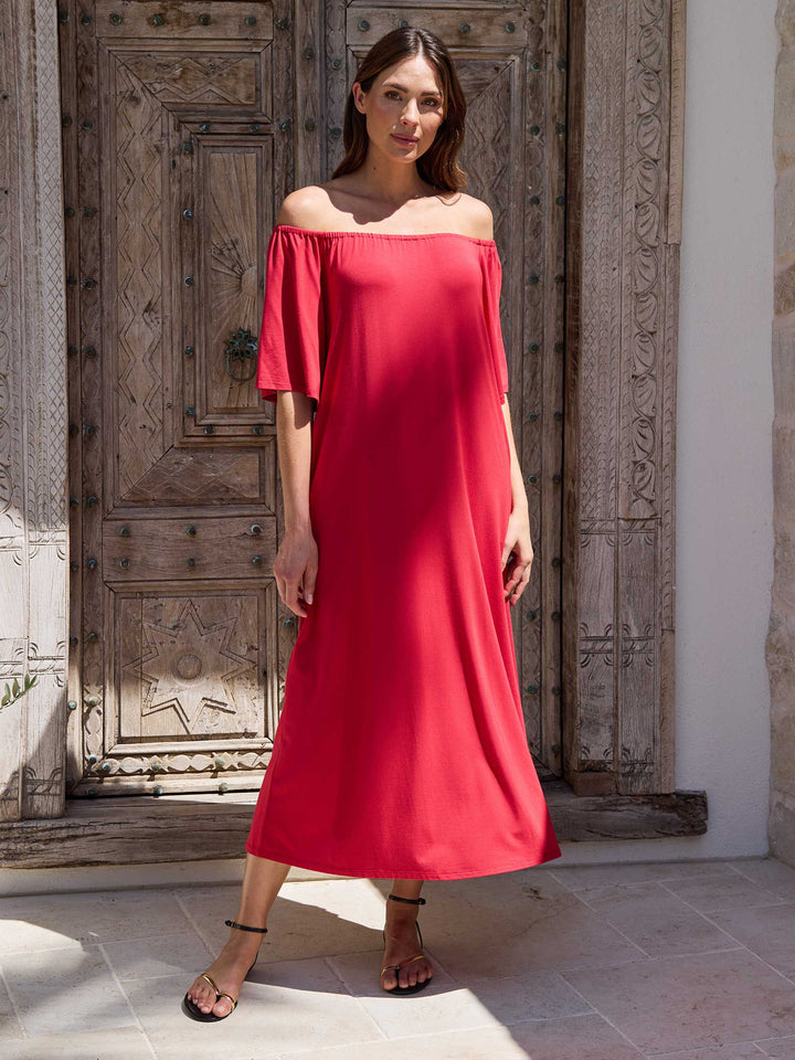 Arabella Dress - Cherry