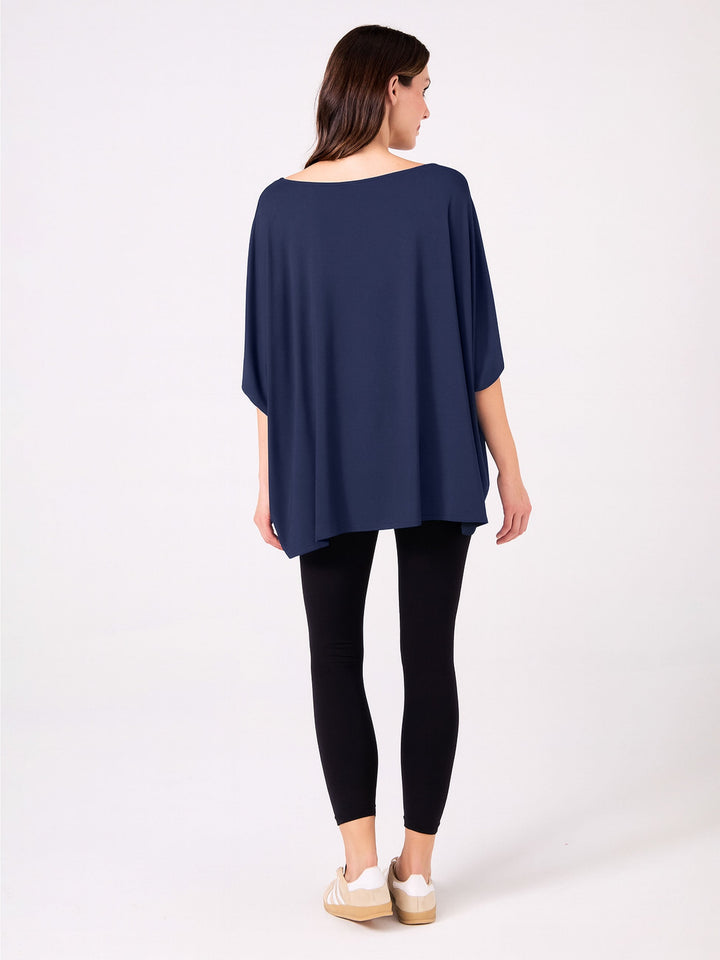 Flow Luxe Tunic - Navy