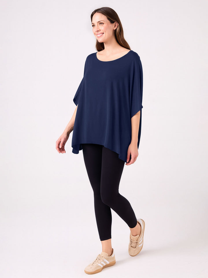 Flow Luxe Tunic - Navy