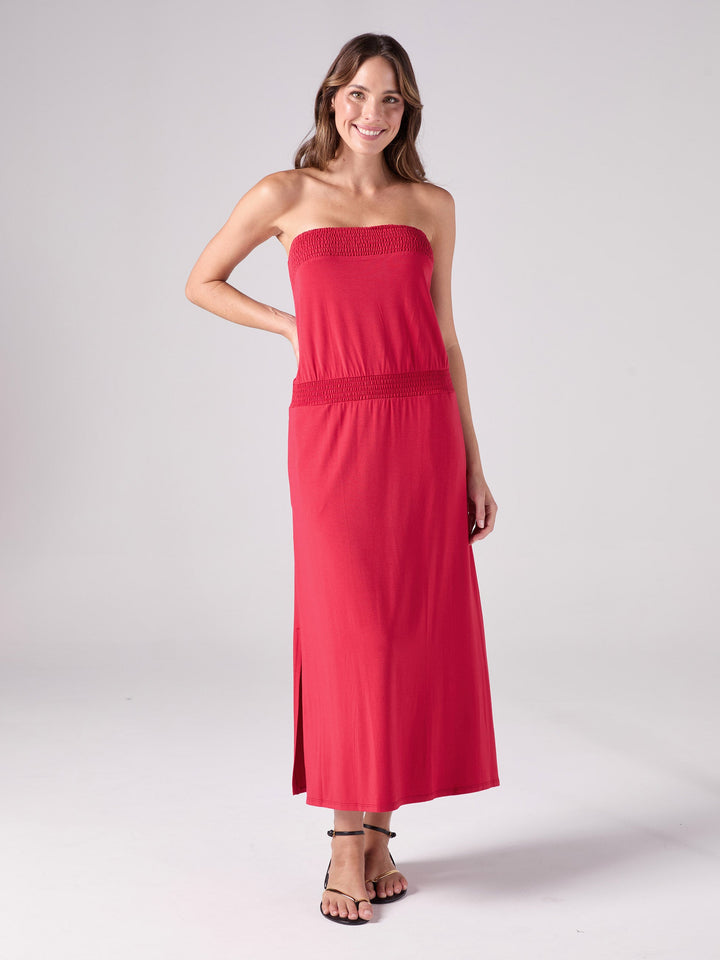 Byron Dress - Cherry