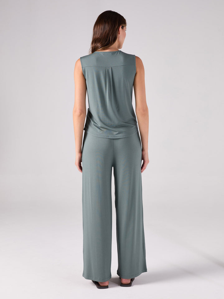 Nomad Modal Wide Leg Pant - Sage