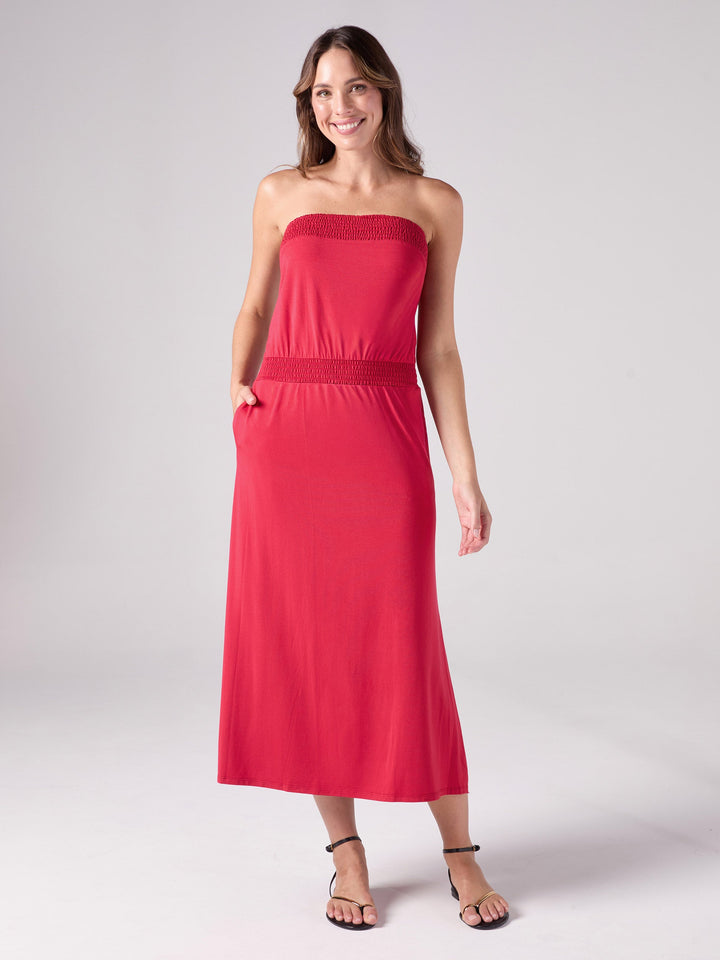 Byron Dress - Cherry