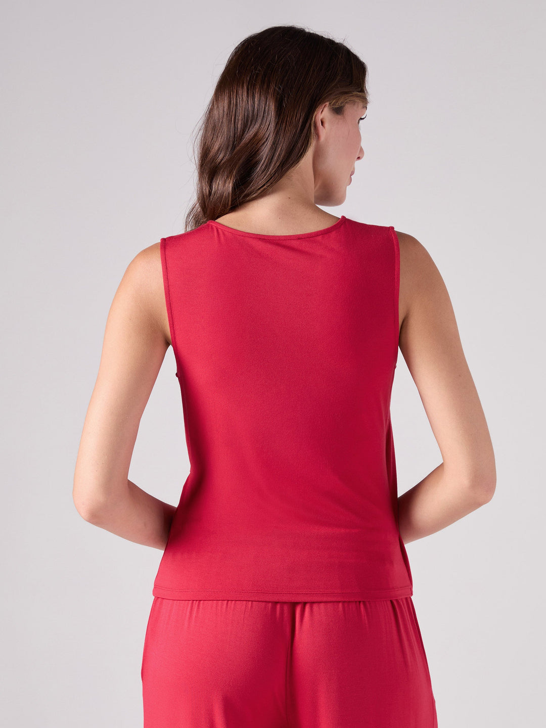 Odette Wrap Top - Cherry