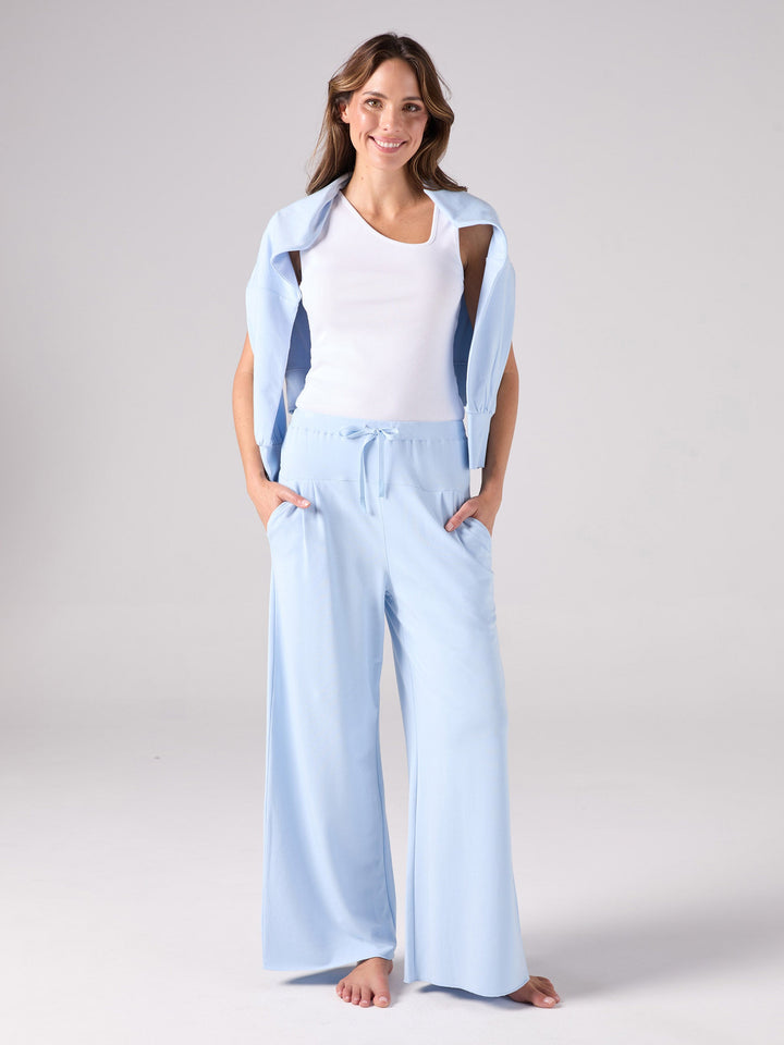 French Terry Yin Sweat Pant - Cashmere Blue