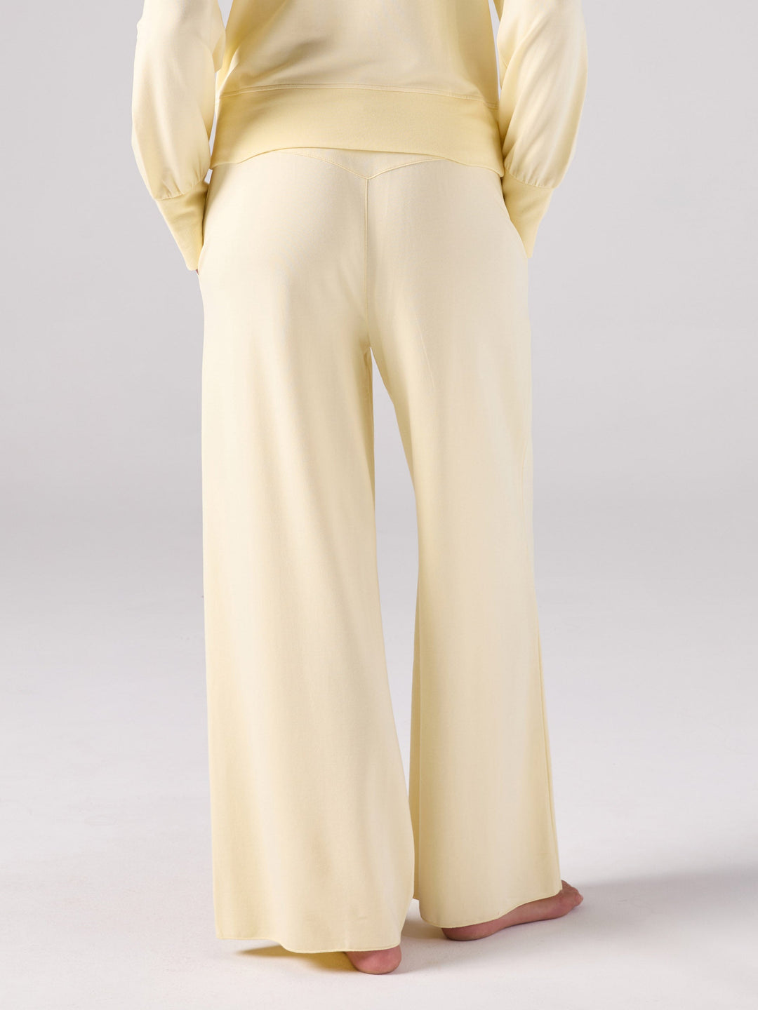 French Terry Yin Sweat Pant - Pastel Yellow