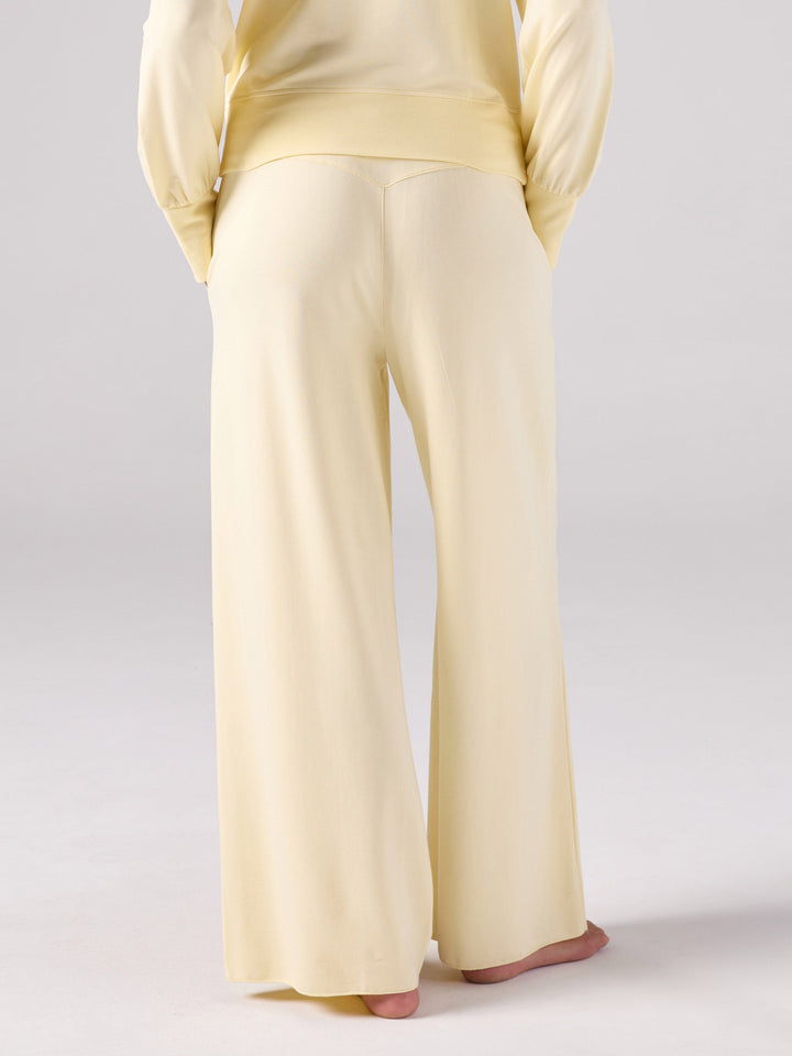 French Terry Yin Sweat Pant - Pastel Yellow