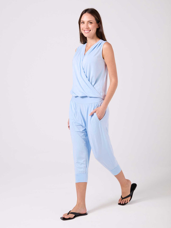 Nomad Modal 7/8 relax Pant  - Cashmere Blue