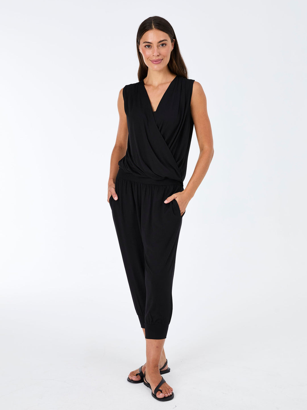 Nomad Modal 7/8 Relax Pant  - Black