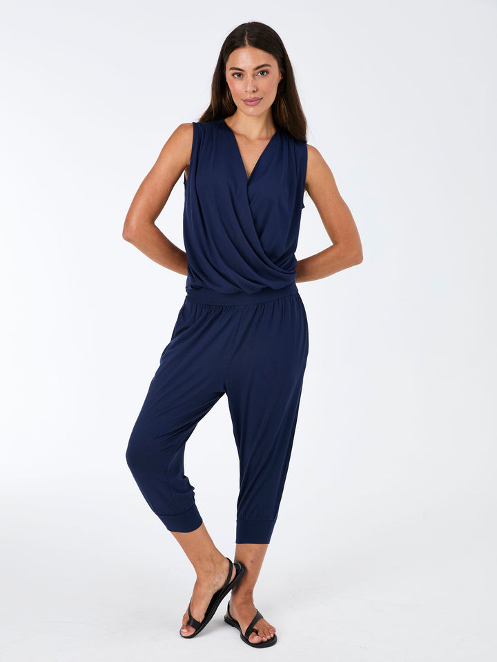 Nomad Modal 7/8 Relax Pant  - Navy