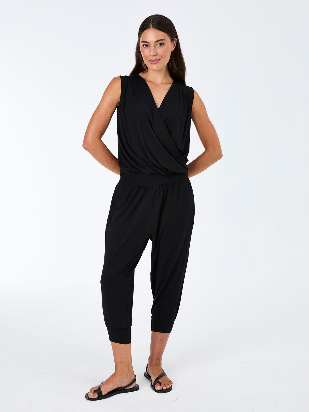 Nomad Modal 7/8 Relax Pant  - Black