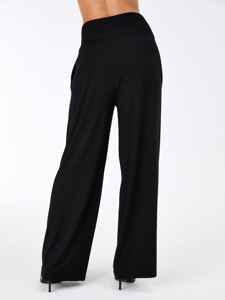 Nomad Modal Wide Leg Pant - Black