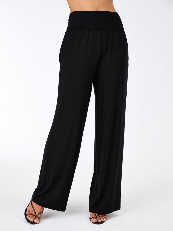 Nomad Modal Wide Leg Pant - Black