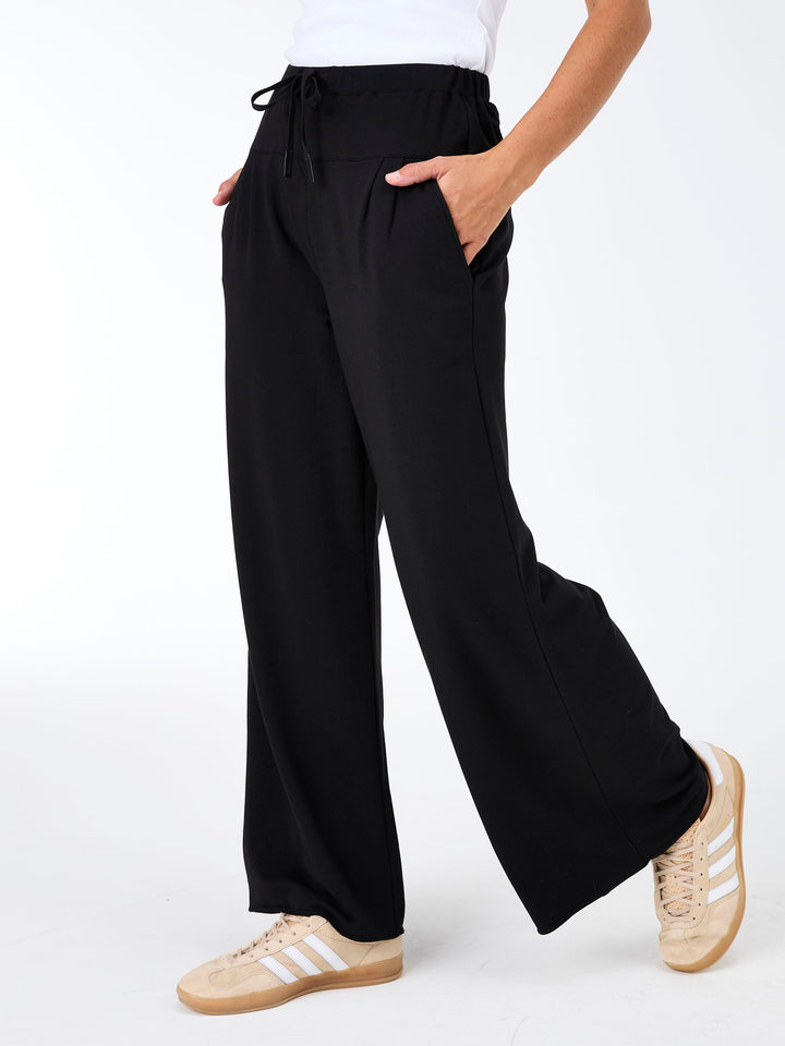French Terry Yin Sweat Pant - Black