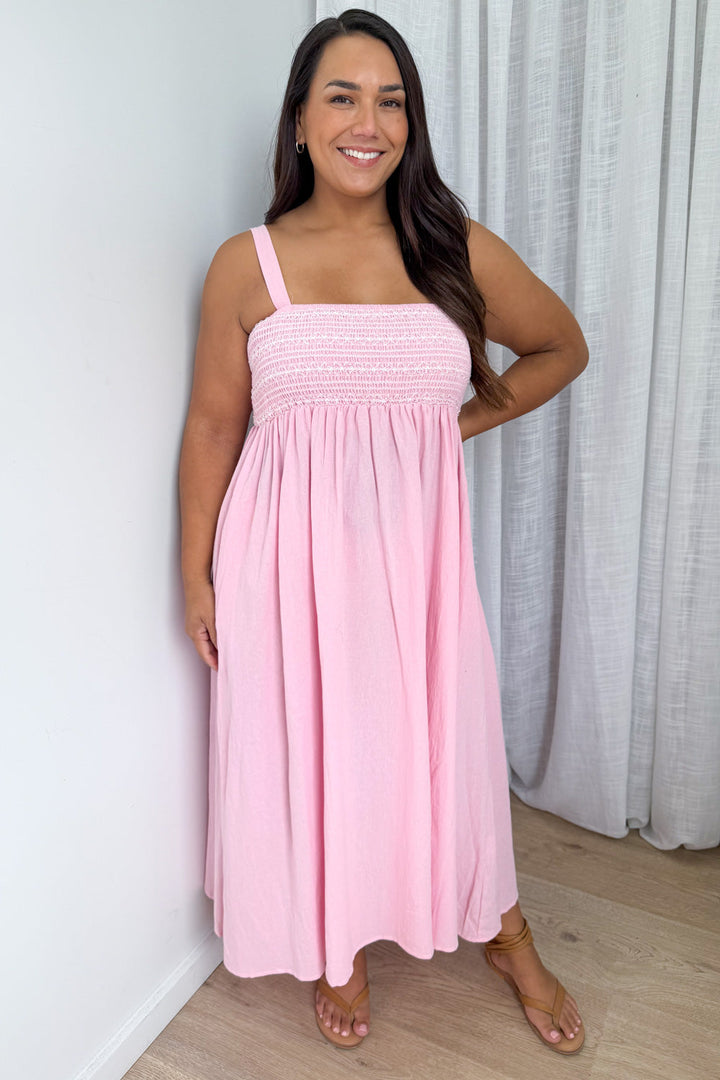 Ellie Dress - Pale Pink